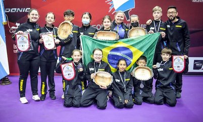 Quatro de prata e uma de bronze: Brasil fatura cinco medalhas no Campeonato Sul-Americano Sub-11 e Sub-13