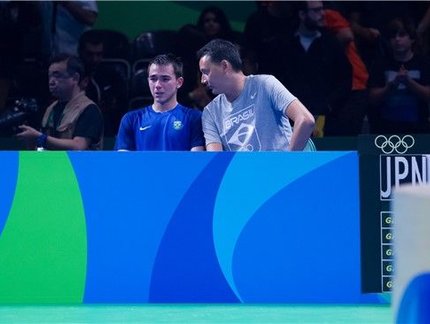 Jogos Olímpicos: Técnico da seleção masculina exalta campanha de Calderano e avisa: "De igual para igual com os Top 10"