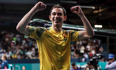 Hugo Calderano se emociona após título histórico e diz: “Sempre acreditei em mim”