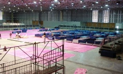 PALCO DAS DISPUTAS JÁ ESTÁ QUASE MONTADO