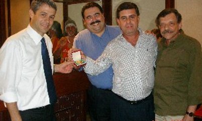 ALAOR É HOMENAGEADO NO FLUMINENSE
