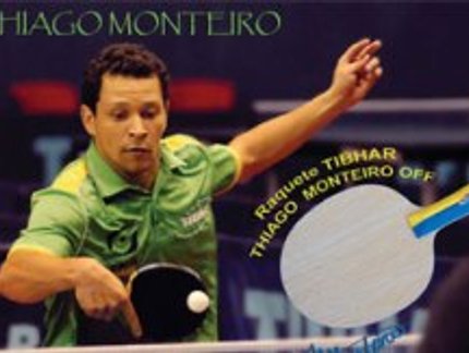EMPRESA PATROCINADORA DO TÊNIS DE MESA LANÇA RAQUETE THIAGO MONTEIRO