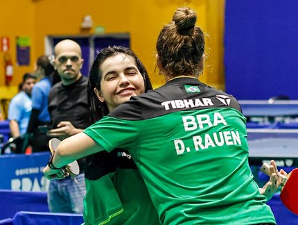 'Amigas e rivais': Bruna Alexandre e Danielle Rauen unem forças e conquistam o ouro no Parapan de São Paulo