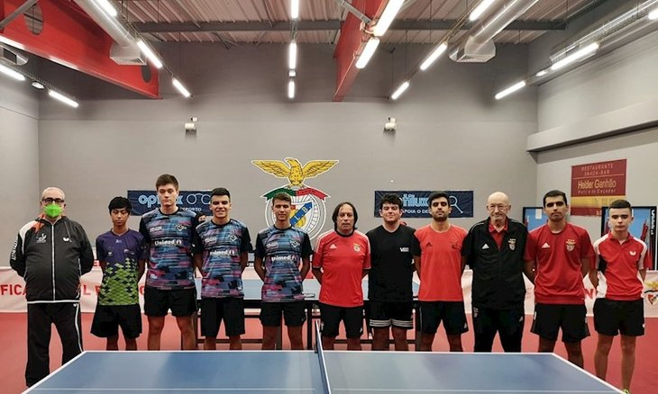 Atletas do Yara Clube e do benfica, em Lisboa. Fot