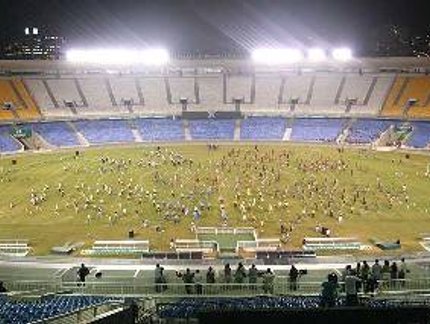 TODO MUNDO DE BRANCO NA ABERTURA DO PAN
