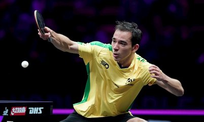 Hugo Calderano será o representante do Brasil no WTT Star Contender de Chennai, na Índia
