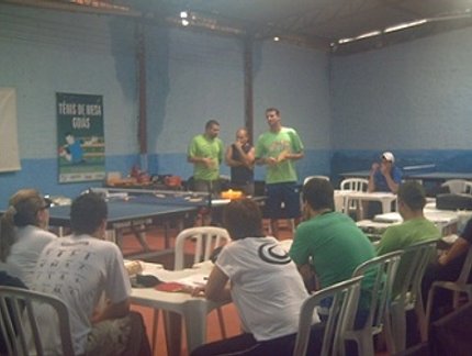 FEDERAÇÃO GOIANA PROMOVEU I CURSO DE FORMAÇÃO DE TÉCNICOS DE TÊNIS DE MESA