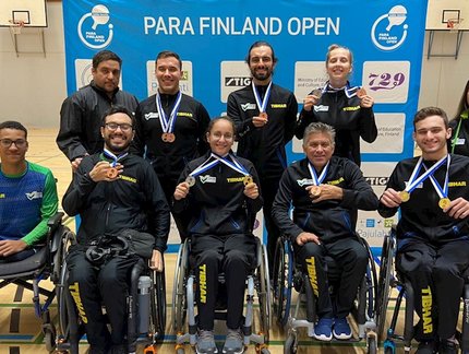 Seleção paralímpica garante cinco medalhas nas disputas de duplas e encerra participação no Aberto Fa20 da Finlândia com 10 conquistas