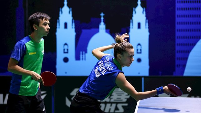 Vitor Ishiy e Bruna Takahashi jogaram juntos em ma