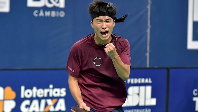 Joom Shim comemora título na Arena Carioca 1 - Fot