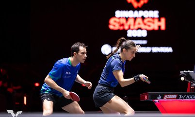 Calderano vence no individual e vai à semi nas duplas mistas com Bruna Takahashi no Smash de Singapura