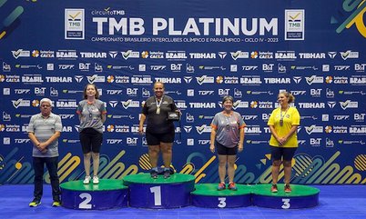 Rosiane Viana é a grande campeã do Veterano 5 do TMB Platinum - Campeonato Brasileiro