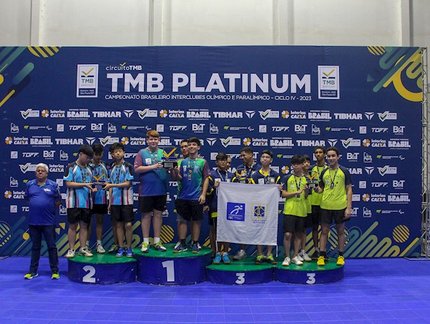Na disputa por Equipes de Clubes Sub-15 Masculina, AMF/Elase Clube Social e Desportivo/SC fica com o ouro no TMB Platinum - Campeonato Brasileiro