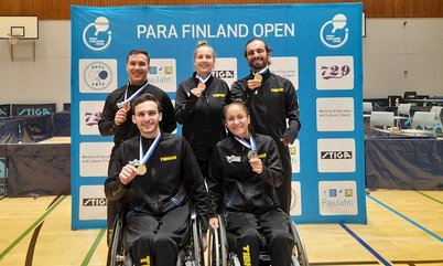Dois ouros, uma prata e dois bronzes: seleção paralímpica conquista cinco medalhas nas disputas individuais do Aberto da Finlândia