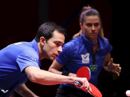 Hugo Calderano e Bruna Takahashi já têm adversários confirmados pelo Individual no China Smash 2025