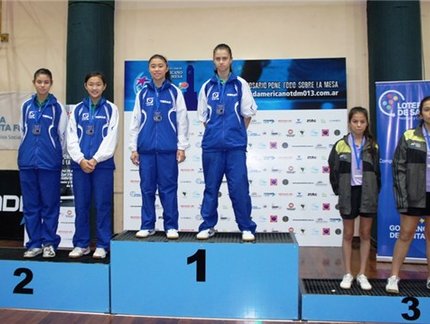 Brasil sobe ao pódio para receber medalhas de ouro e prata no Torneio de Duplas