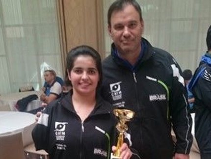 Aberto da Eslováquia: Bruna Alexandre é campeã individual da Classe 10