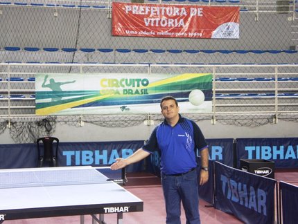Ginásio Tancredão pronto para receber a Copa Brasil de Tênis de Mesa