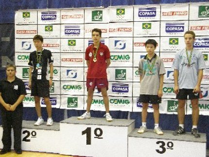 PÓDIO COPA BRASIL RANKING INFANTIL MASCULINO