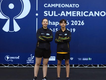 Brasil vive transição de gerações com Felipe Kenzo e Beatriz Fiore no Campeonato Sul-Americano de Chapecó