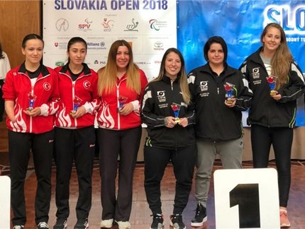 Brasil de ouro na classe 10 feminina no Aberto Paralímpico da Eslováquia