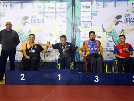 Com cinco Paralimpíadas no currículo, Iranildo Espíndola esbanja talento e simpatia na Copa Brasil