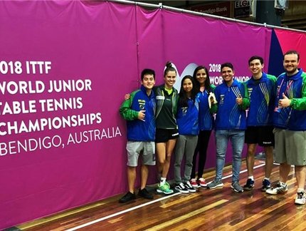 Mesa-tenistas brasileiros encerram a participação no Mundial Juvenil da Austrália