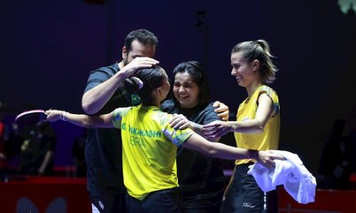 Histórico! Seleção brasileira feminina entra no top-10 do ranking mundial de tênis de mesa pela primeira vez