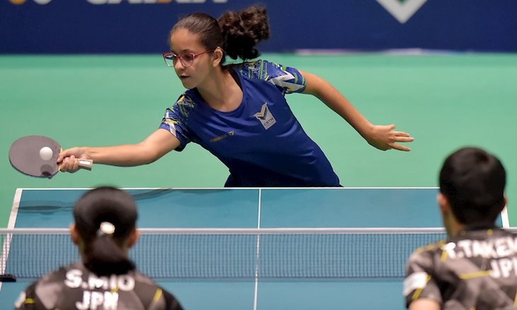 Evellyn ficou em segundo junto com europeia neste 