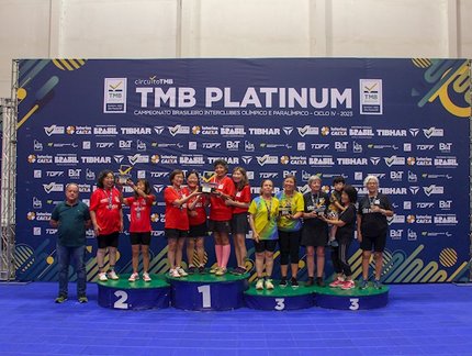 Seleção de São Paulo fica com o ouro na categoria Veterano 6 Feminino do TMB Platinum - Campeonato Brasileiro