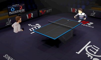 Tênis de Mesa em realidade virtual foi uma das atrações do TMB Platinum Brasileiro Interclubes