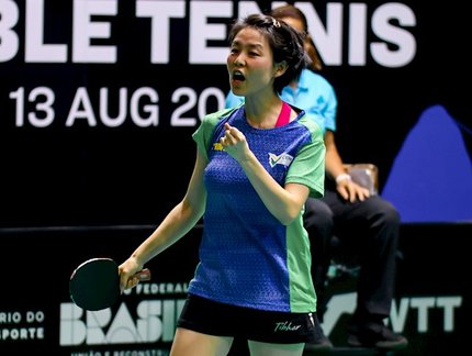 Jessica Yamada vence de virada na estreia e avança à segunda rodada do WTT Contender Rio de Janeiro