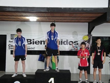 HIAGO AFONSO É CAMPEÃO NO INDIVIDUAL NO INFANTIL DO ABERTO DA VENEZUELA