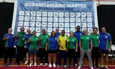 Brasil conquista nove medalhas em Campeonato Sul-Americano de Masters de Tênis de Mesa