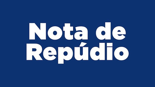 NOTA DE REPÚDIO
