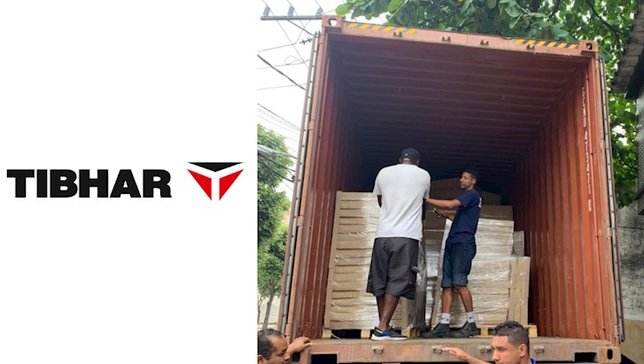 Caminhão com os materiais chegou na sexta-feira ao