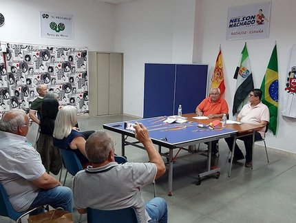 Protocolo de colaboração entre Academia Internacional Nelson Machado de Tênis de Mesa/Marília/Brasil e Associação El Progreso de Badajoz é assinado