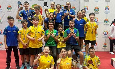 Brasil conquista dois ouros, duas pratas e três bronzes na disputa por equipes do Campeonato Sul-Americano Sub-11 e Sub-13