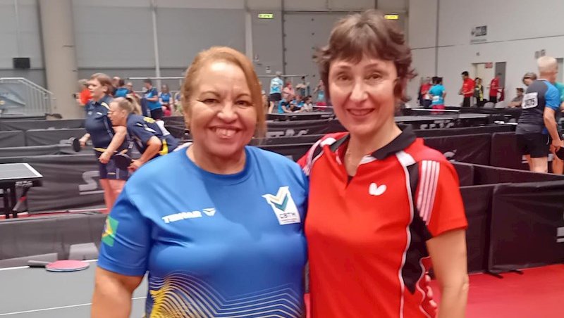 Rosiane Viana e Zita Ferencz, da Romênia - Foto: C