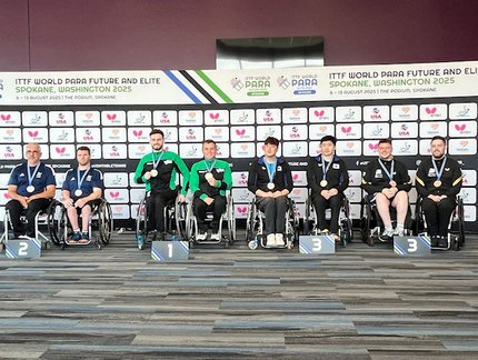 No encerramento do ITTF World Para Elite Spokane, Brasil conquista mais nove pódios