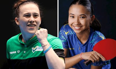 Giulia Takahashi e Victoria Strassburger representam o Brasil no WTT Feeder de Düsseldorf