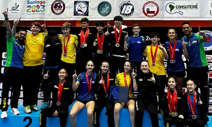 Delegação brasileira comemora conquistas no Chile