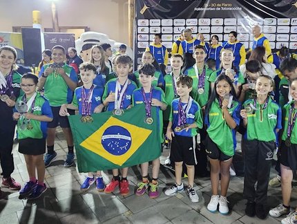Brasil é campeão geral do Sul-americano Sub11 e Sub-13 em Cuenca, no Equador