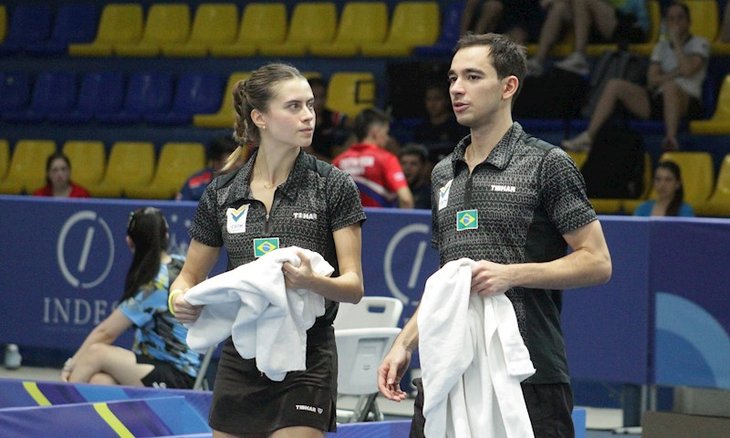 Bruna Takahashi e Hugo Calderano no Pan-Americano 