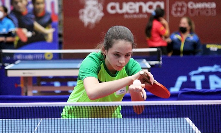 Maiara Alves conseguiu a classificação. Foto: ITTF