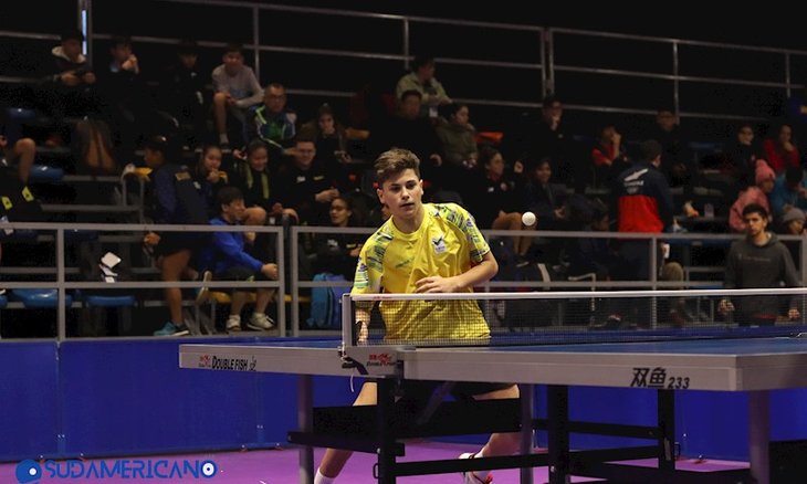 Lucas Romanski conquistou o ouro por duplas no Sub