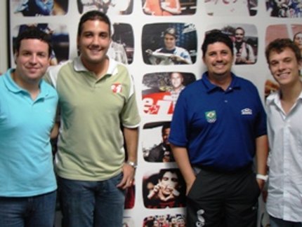 NELSON MACHADO VISITOU A SEDE DA ESPORTE INTERATIVO