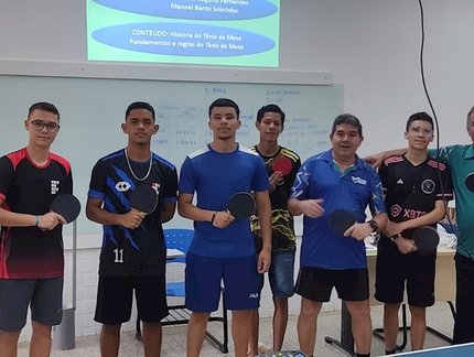 Clínica de tênis de mesa e Seletiva dos Jogos do IFAC movimentam Campus em Sena Madureira