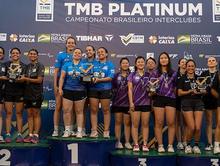 Seleção feminina de Santa Catarina leva o troféu do Absoluto A no TMB Platinum