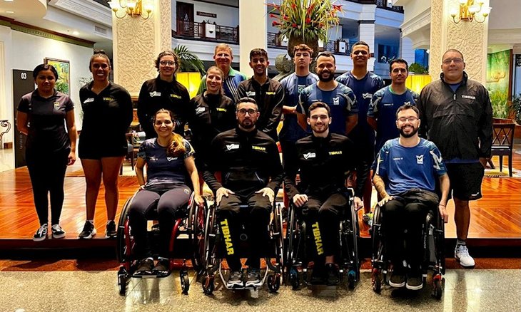 Delegação brasileira na Tailândia - Foto: CBTM
